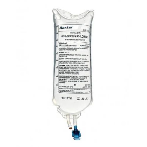 Baxter SODIUM CHLORIDE IV 0.9% 1L