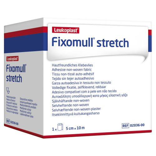 Leukoplast FIXOMULL STRETCH 5cmx10m Roll 5cm x 10m