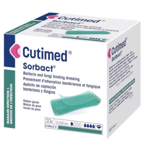 BSN Medical CUTIMED SORBACT RIBBON GAUZE 2x50cm (20) Box of 20
