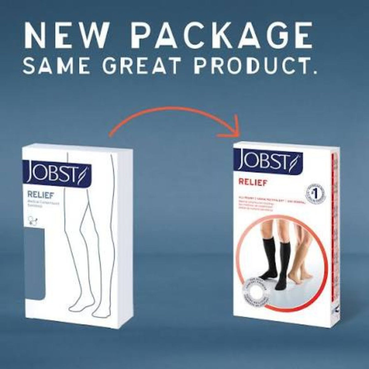 JOBST JOBST Relief Knee High Open Toe Full Calf Beige