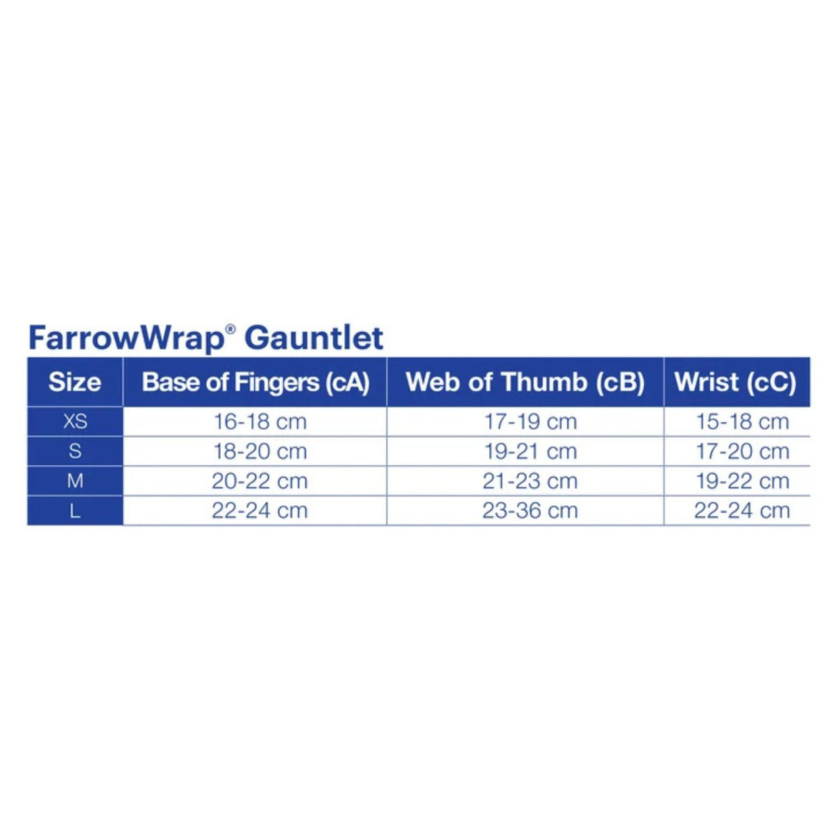 JOBST JOBST FARROW Wrap Lite Gauntlet Ambidextrous w/Foam