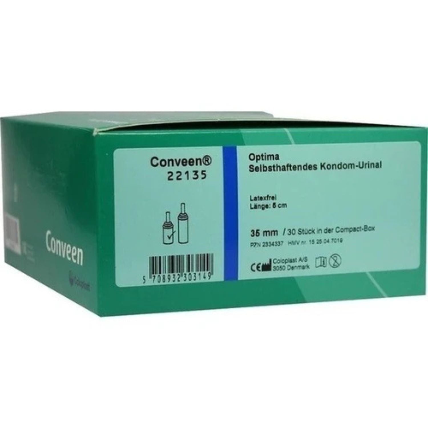Conveen Conveen Optima Male External Catheter - Shorter Length