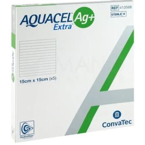 Aquacel Convatec Aquacel Ag Plus Extra 15 x 15 cm