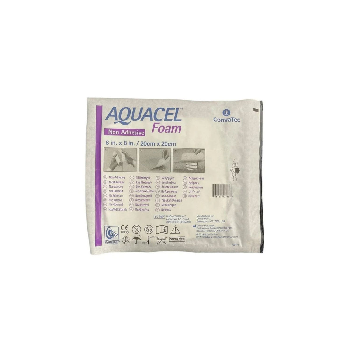 Aquacel Convatec Aquacel Foam Dressing Non-Adhesive 20x20