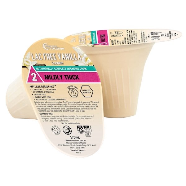 Flavour Creations Flavour Creations Nutritionally Complete Vanilla Thickened Drink- Lactose free Level 2 (150) MILDLY THICK (24)