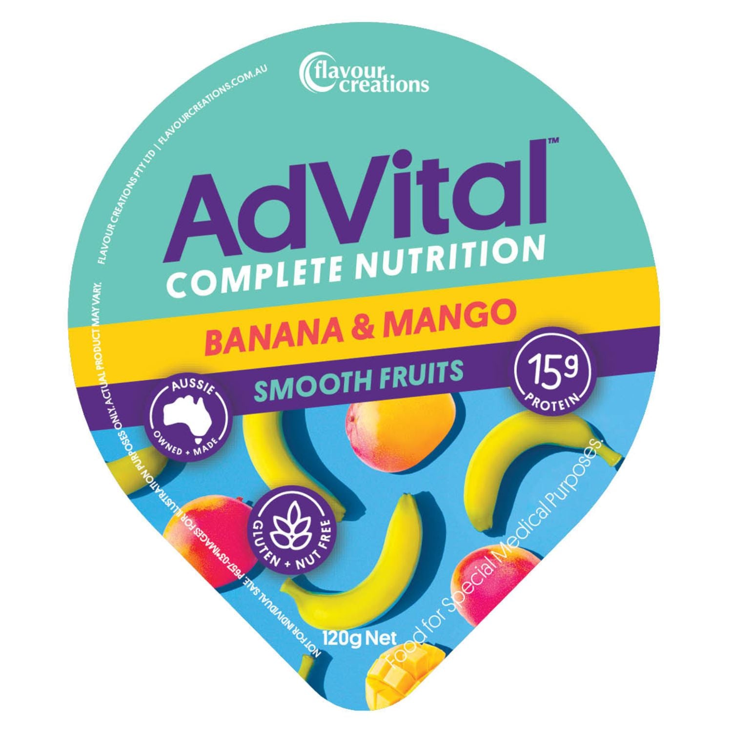 Flavour Creations Flavour Creations AdVital Smooth Fruits Banana & Mango