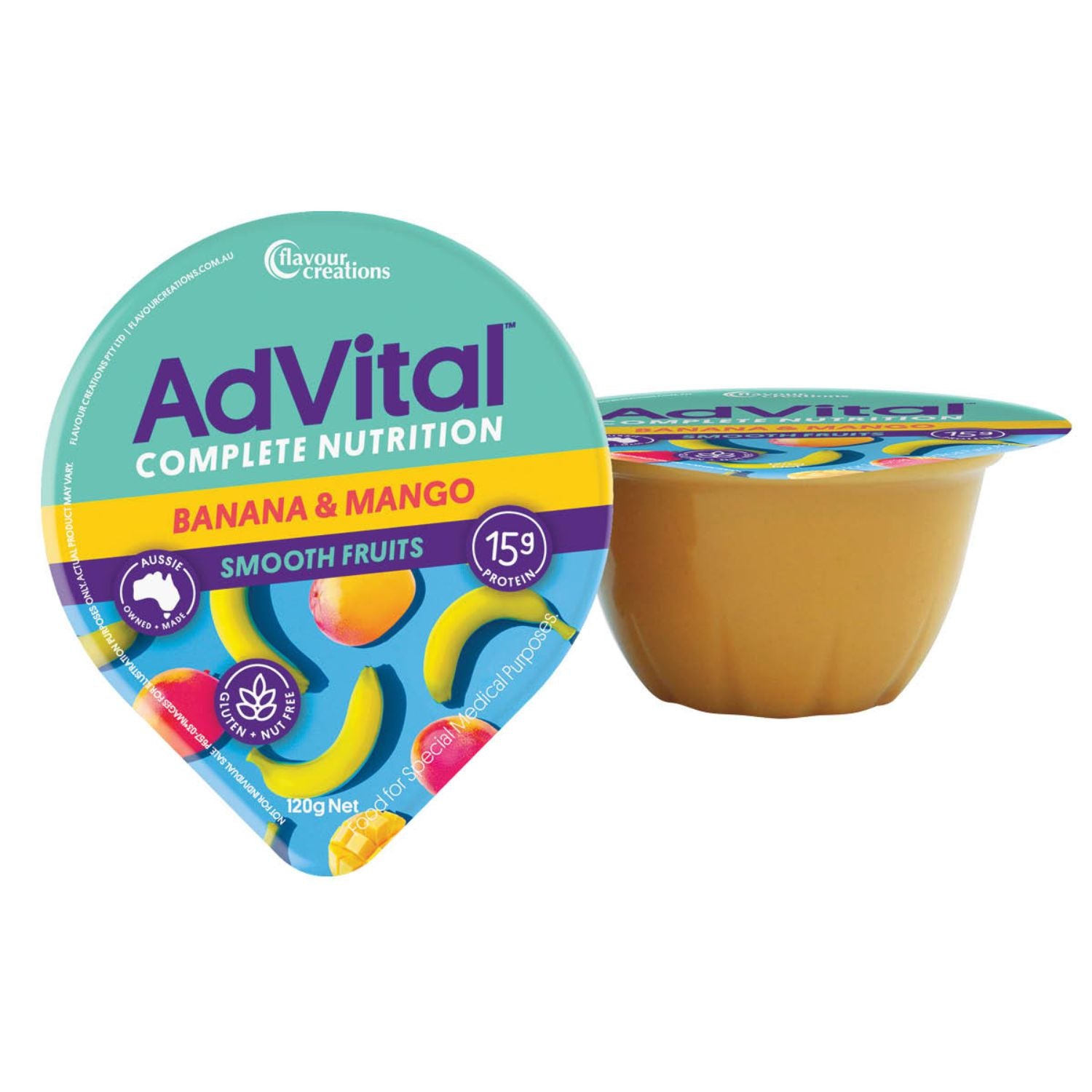 Flavour Creations Flavour Creations AdVital Smooth Fruits Banana & Mango