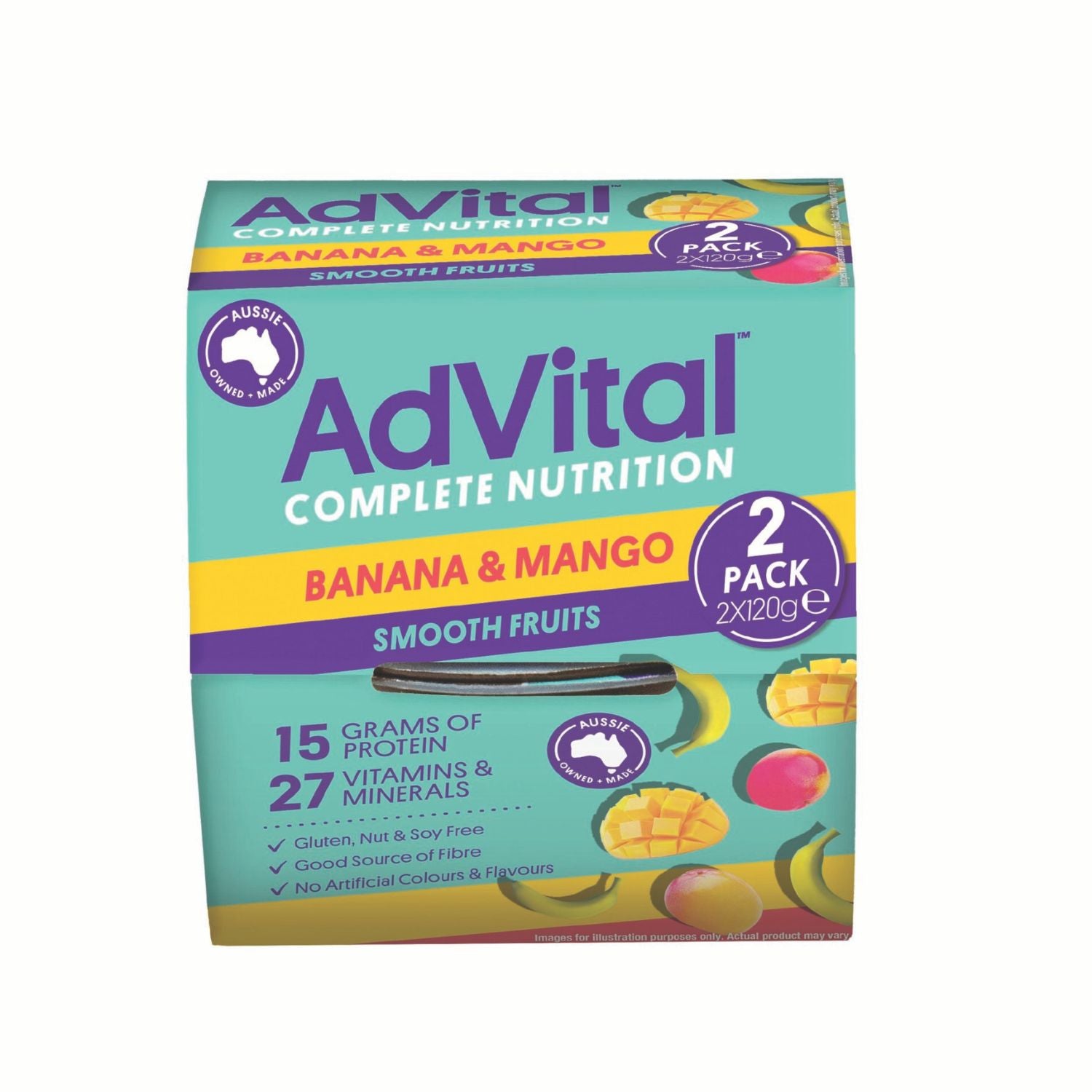 Flavour Creations Flavour Creations AdVital Smooth Fruits Banana & Mango