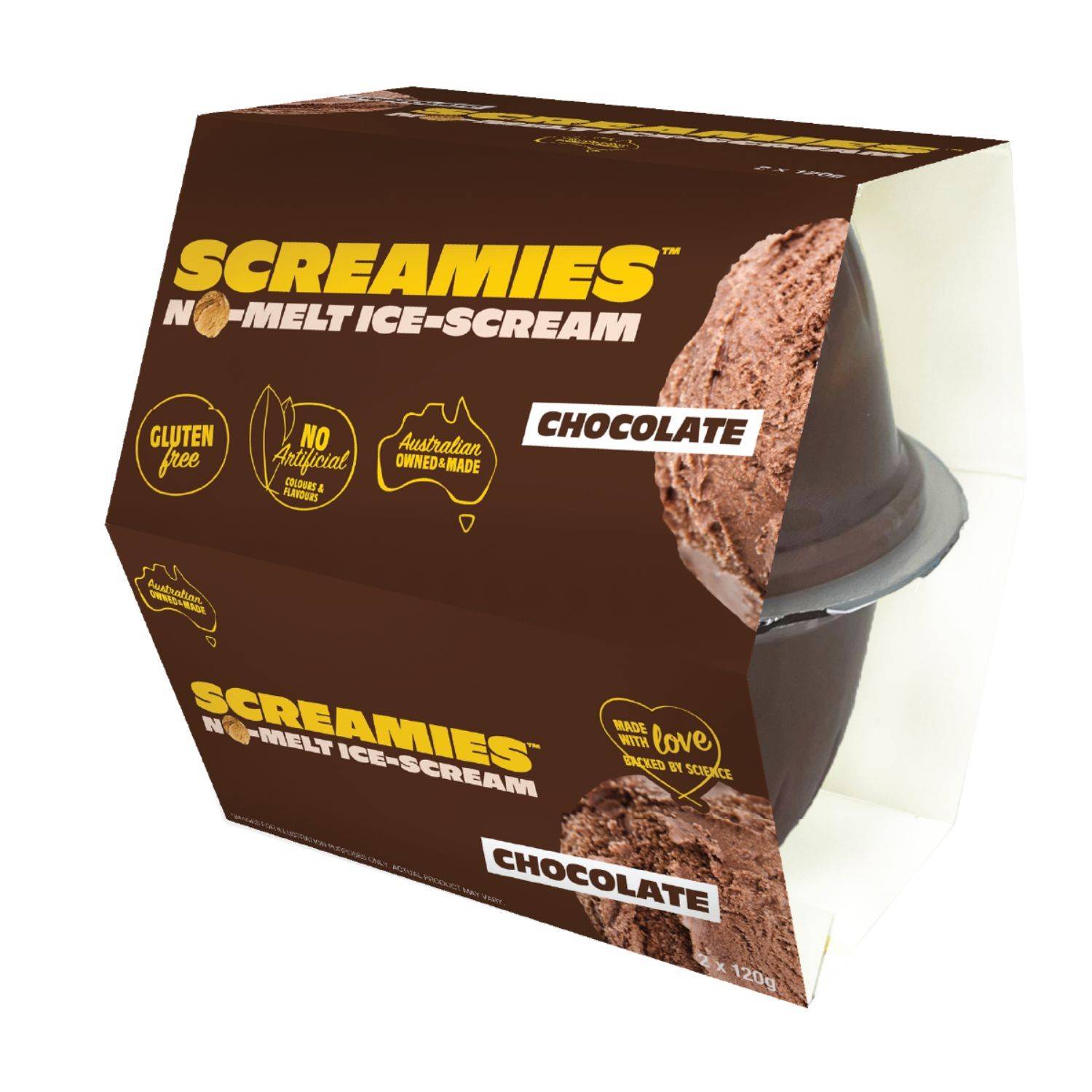 Flavour Creations Flavour Creations Screamies No Melt Ice Cream Chocolate