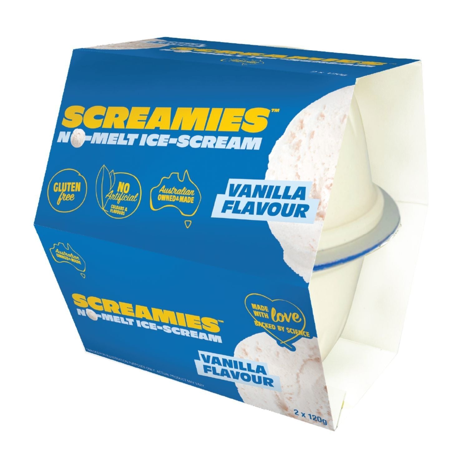 Flavour Creations Flavour Creations Screamies No Melt Ice Cream Vanilla