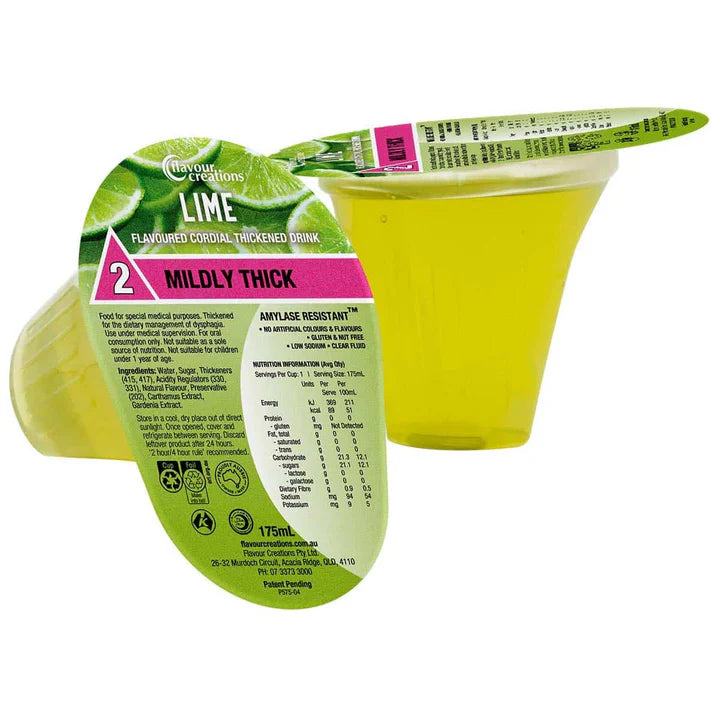 Flavour Creations Flavour Creations Lime Cordial Level 2 (150 - Mildly Thick) Carton of 12