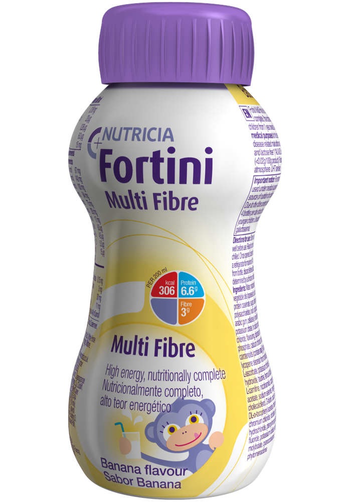 Nutricia FORTINI MULTI FIBRE 200ml Banana Carton of 24
