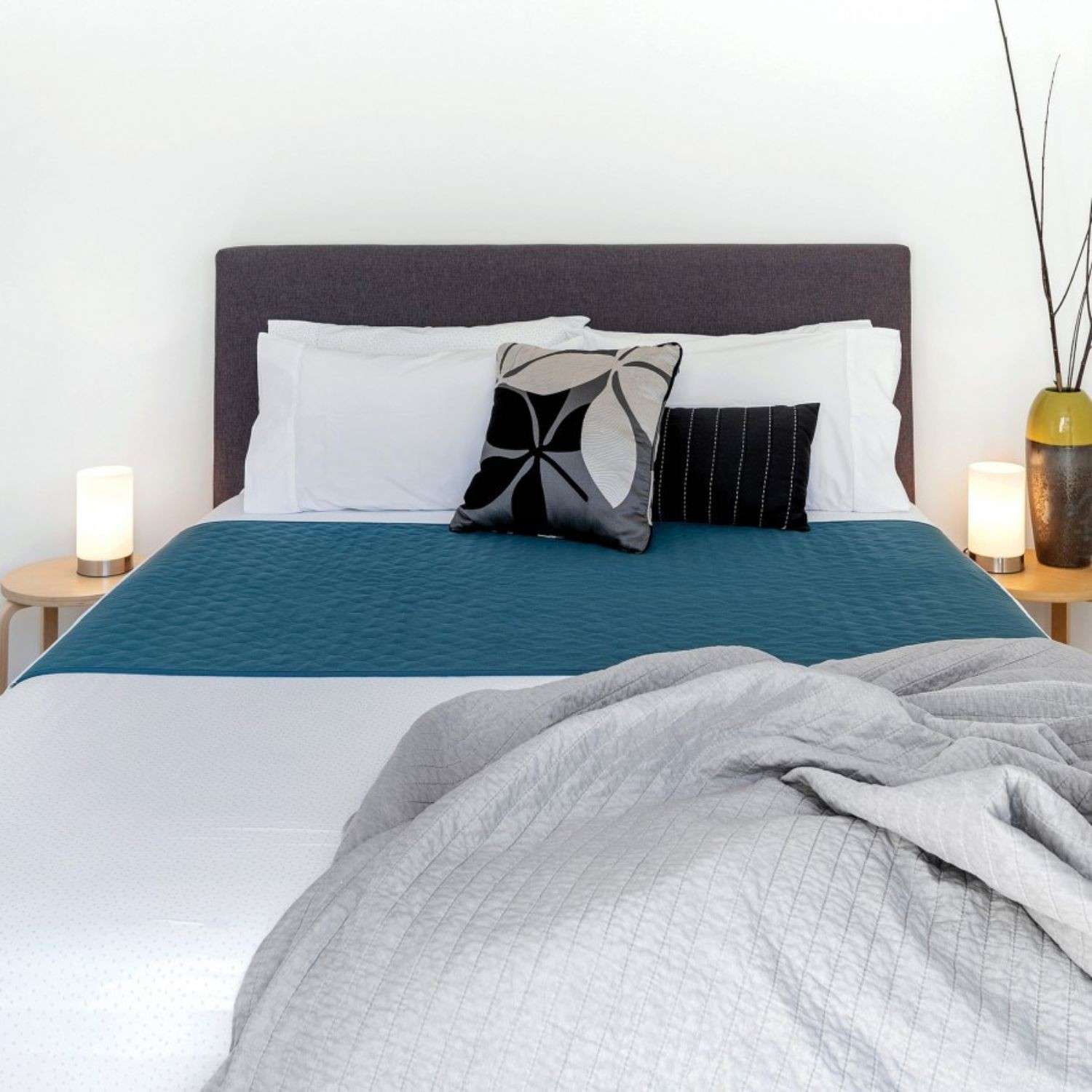 Conni Conni X-Wide Bed Pad Tuckins Teal Blue