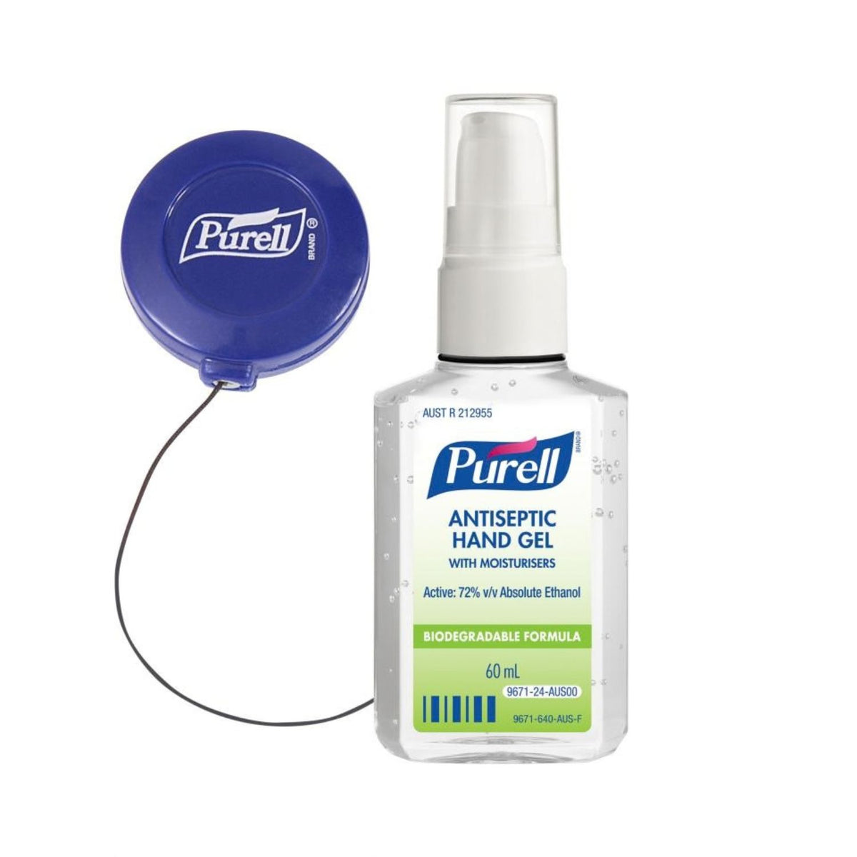 Gojo Gojo Purell Retractable Belt Clip For 60ml & 45ml Hand Sanitiser Bottles