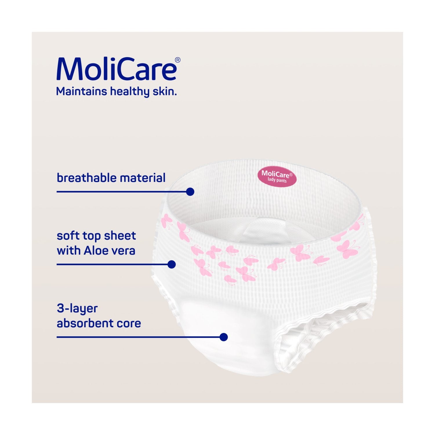 Molicare Molicare Premium Lady Pants 5 Drops Medium