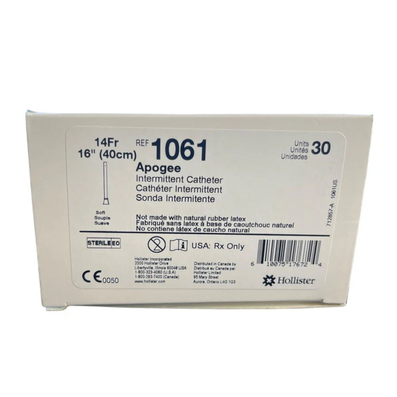 Hollister Hollister Apogee Intermittent Catheter Soft Male