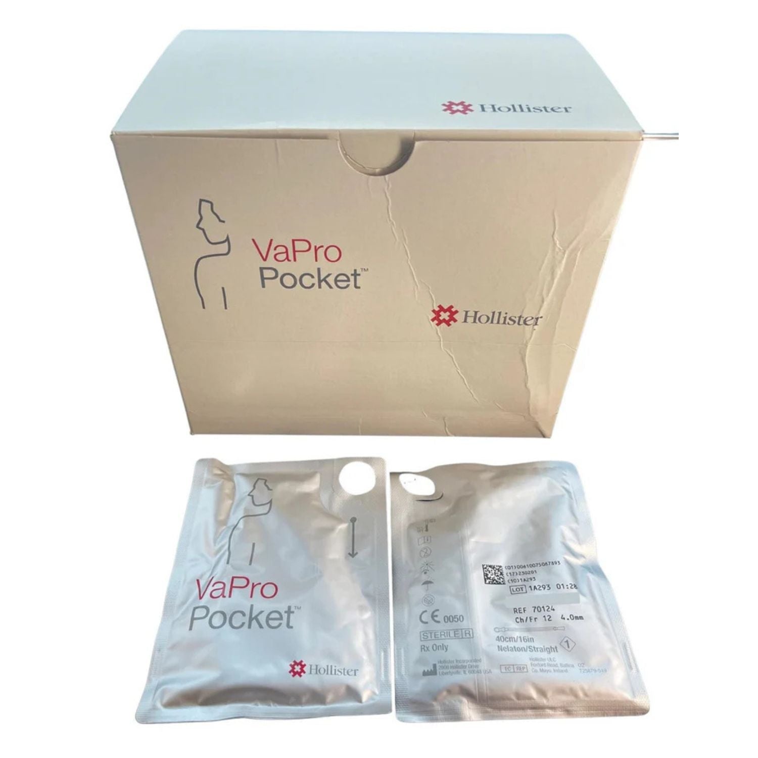 Hollister Hollister VaPro Pocket No Touch Intermittent Catheter With Tip Male 40cm