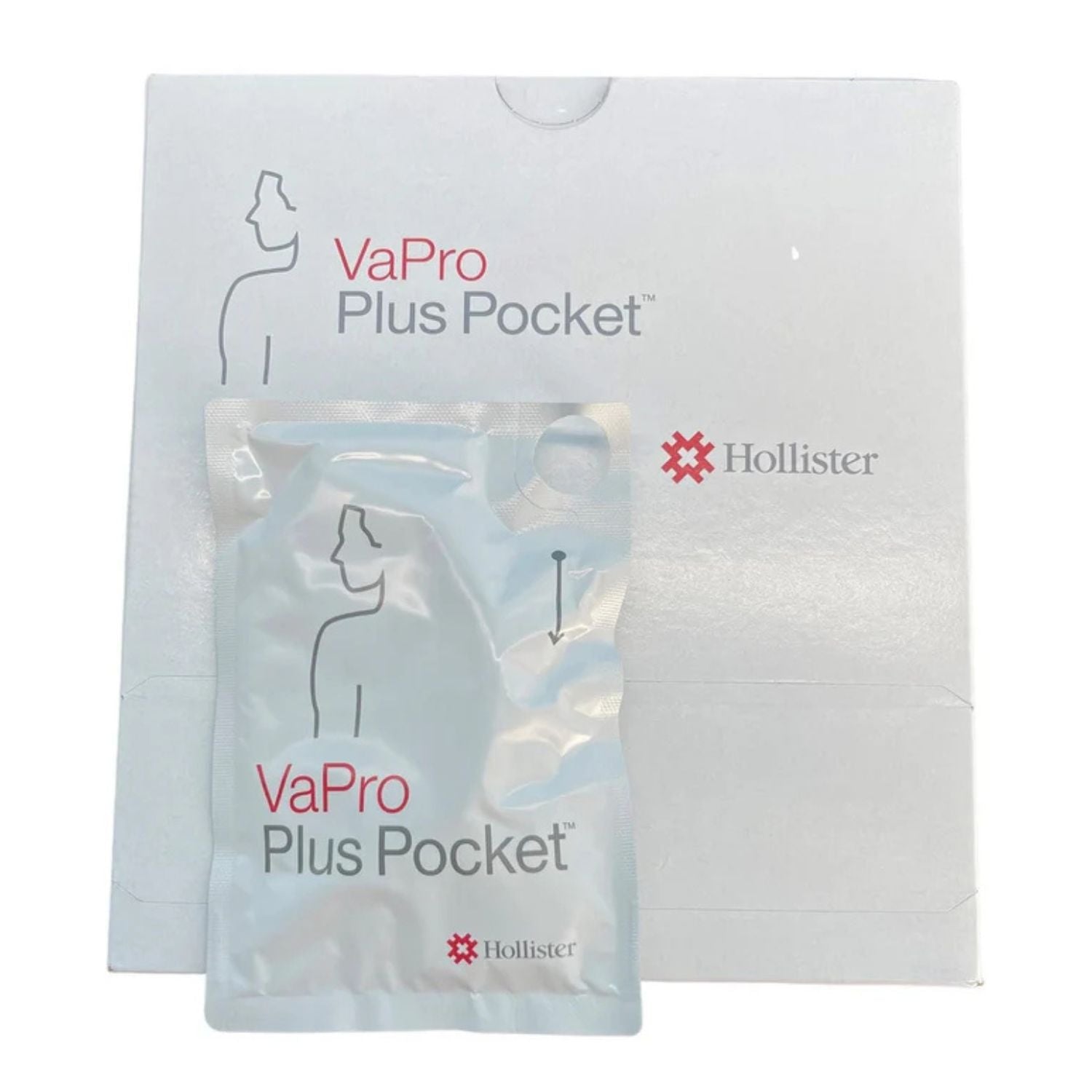 Hollister Hollister VaPro Plus Pocket No Touch Intermittent Catheter With Tip Male 40cm