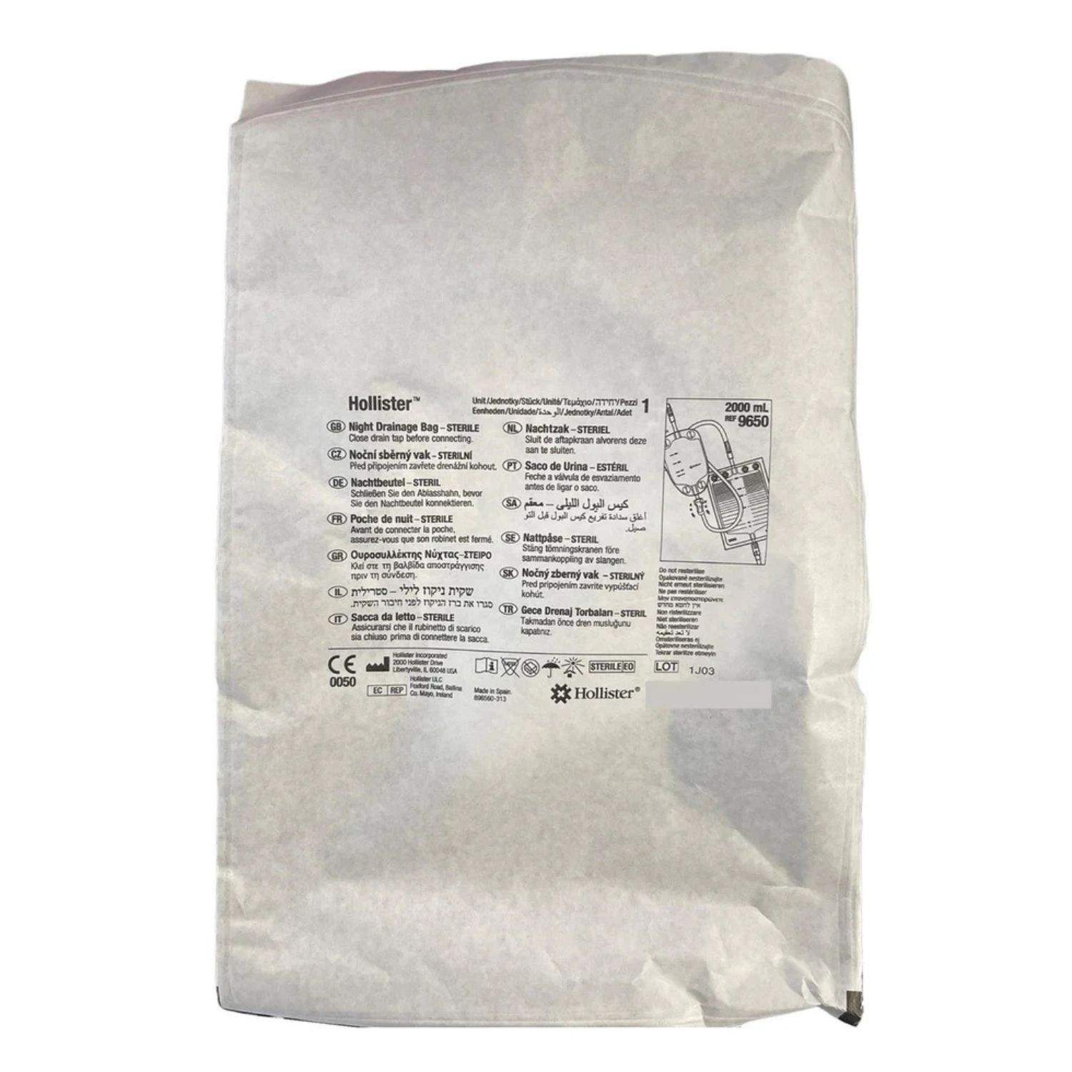 Hollister Hollister Drain Bag 2000ml