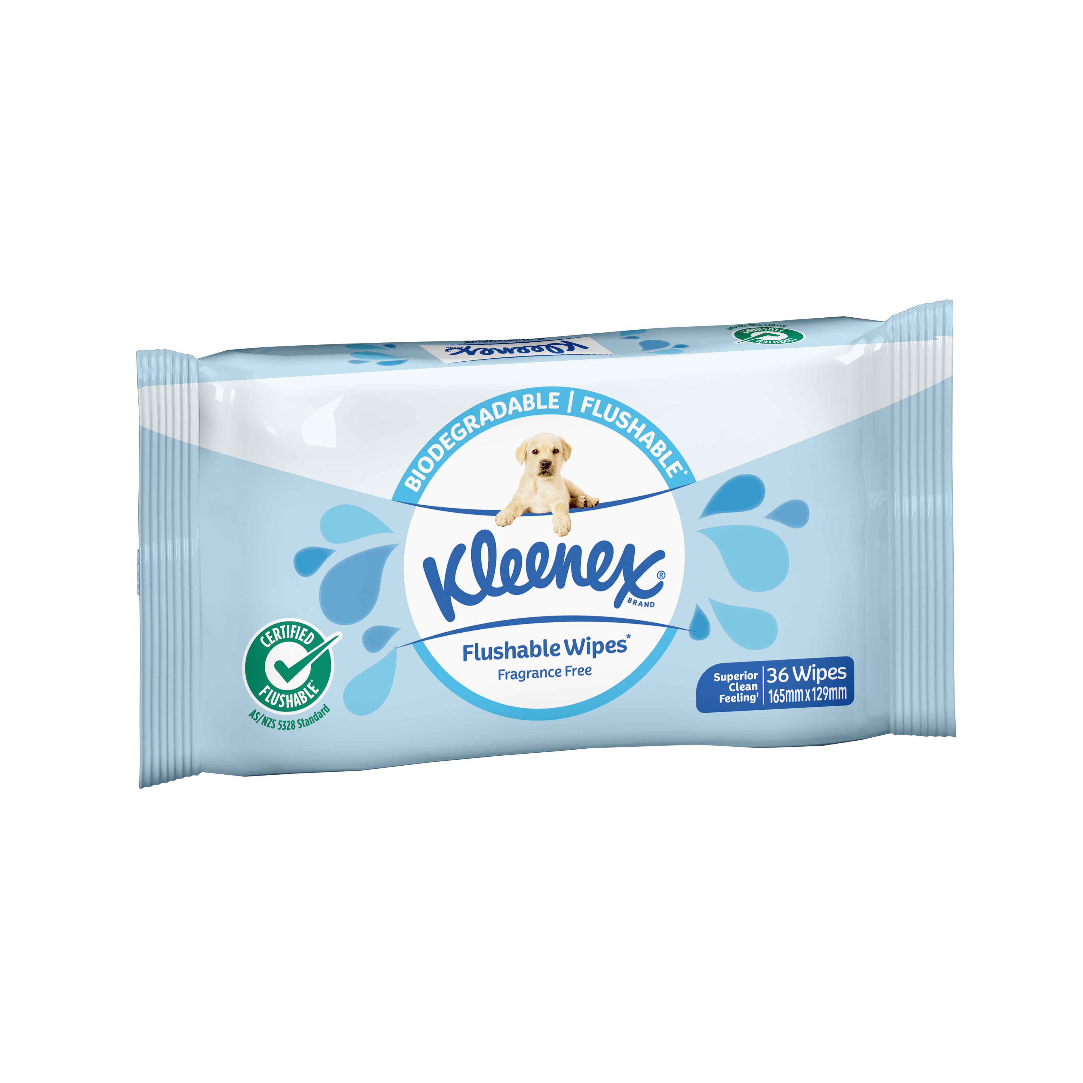 Kleenex Kleenex Flushable Wipes Fragrance Free Pack of 36