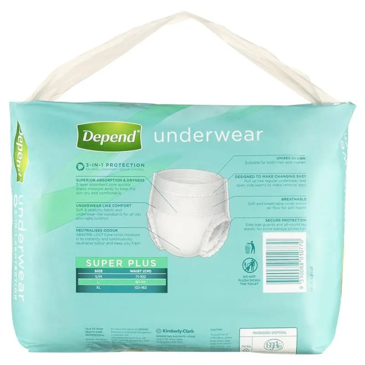 Depend Depend Super PLUS Unisex