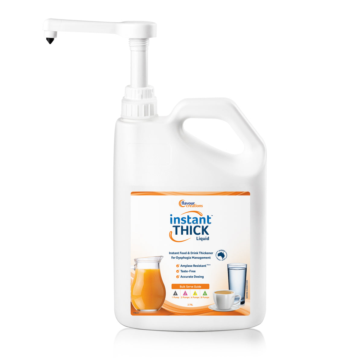 Flavour Creations Flavour Creations Instant Thick Liquid 2.75L Bulk Serve – 2 Pack Carton of 2