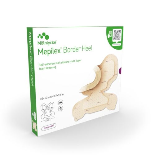 Molnlycke MEPILEX BORDER HEEL 22x23cm