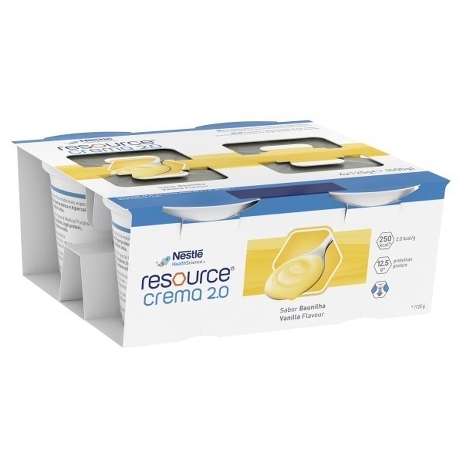 Nestle Health Science Nestle Dessert 2.0 Vanilla 4 x125g