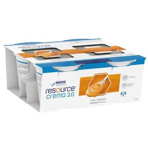 Nestle Health Science Resource Crema 2.0 4 x125g Caramel Carton of 24