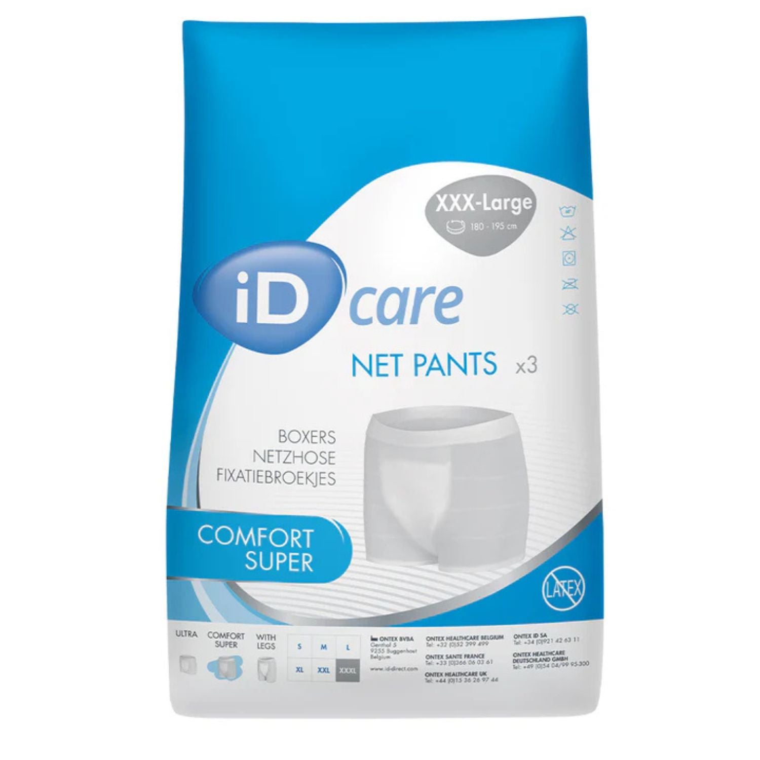 Ontex Ontex iD Care Comfort Super XXXLarge (180-195cm)