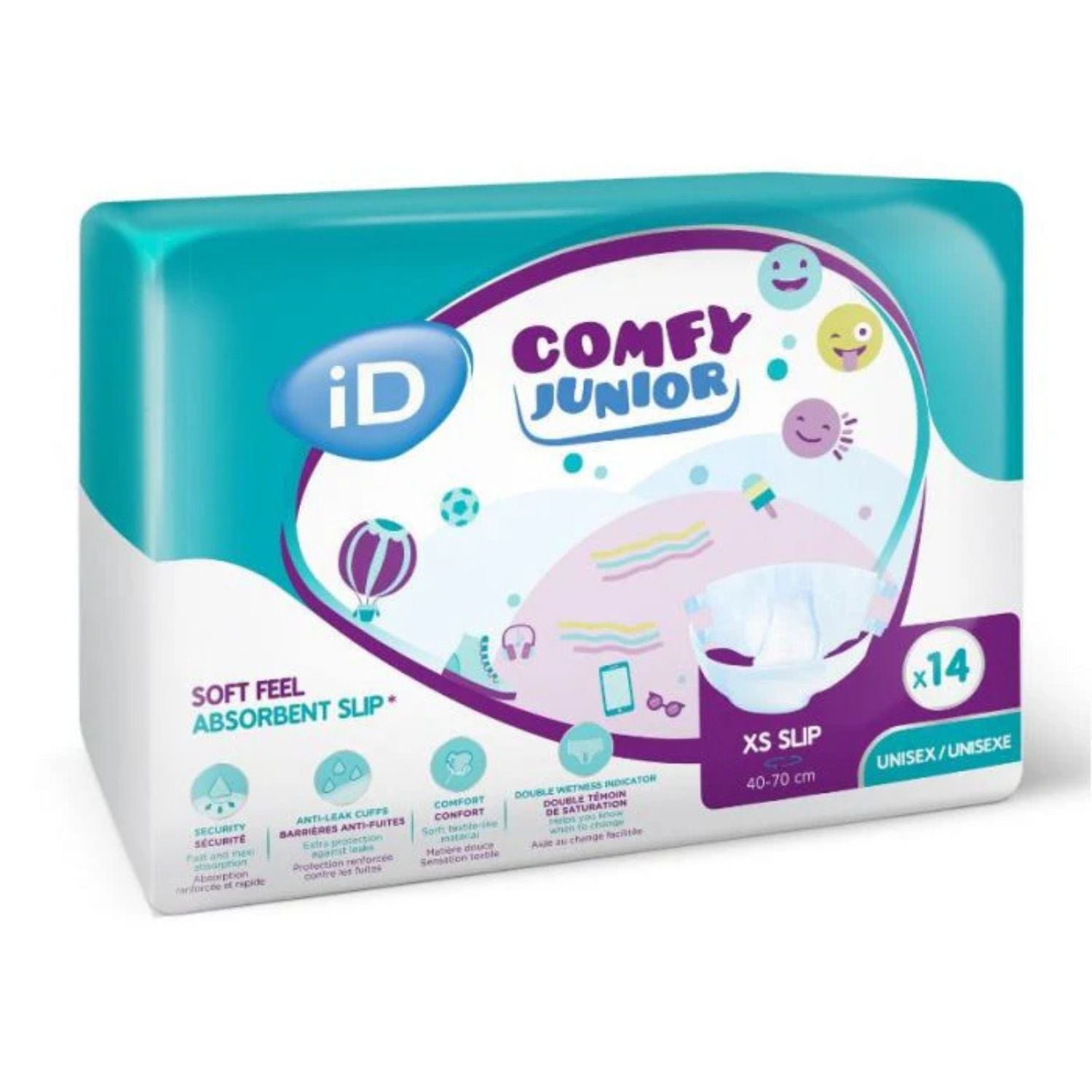 Ontex Ontex iD Comfy Junior XS slip (40-70cm)