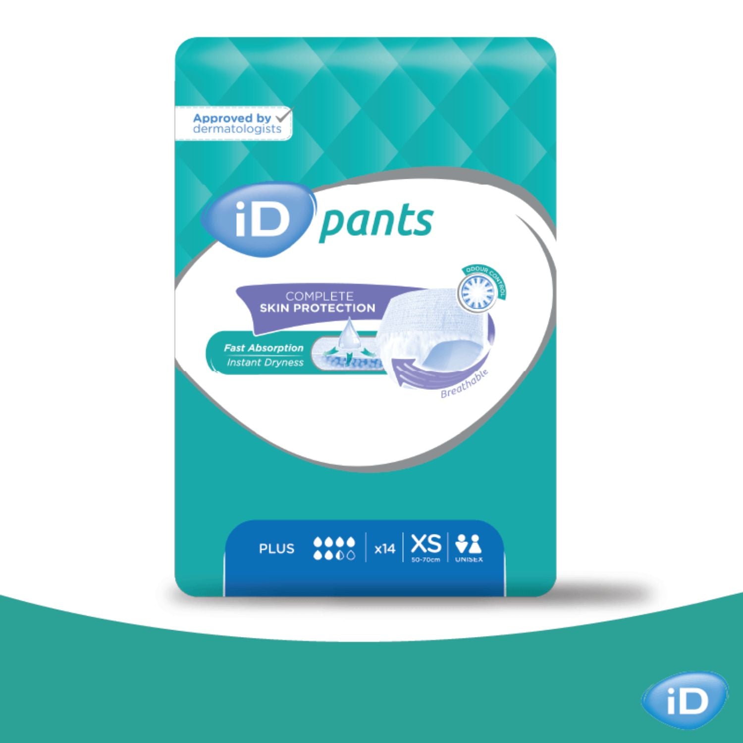 Ontex Ontex iD Pants Plus XS (50-70cm) 1300ml