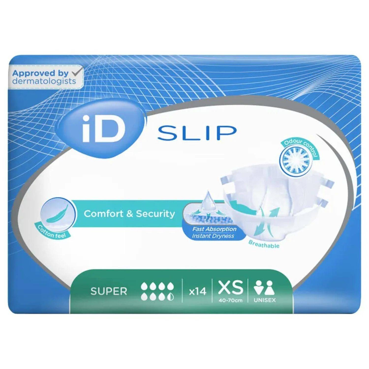 Ontex Ontex iD Slip Super XS (40-70cm) 1550ml