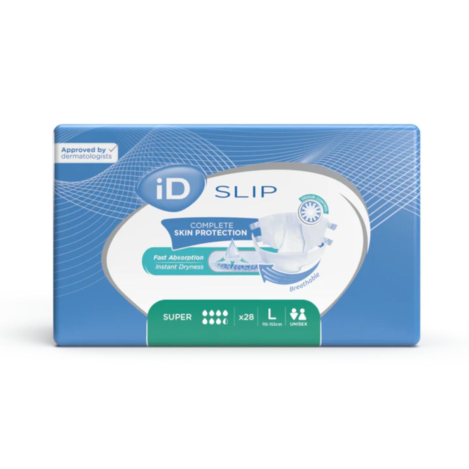 Ontex Ontex iD Slip Super L (115-155cm) 3700ml