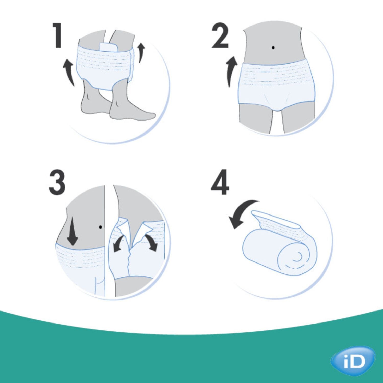 Ontex Ontex iD Pants Normal L (100-145cm) 1045ml