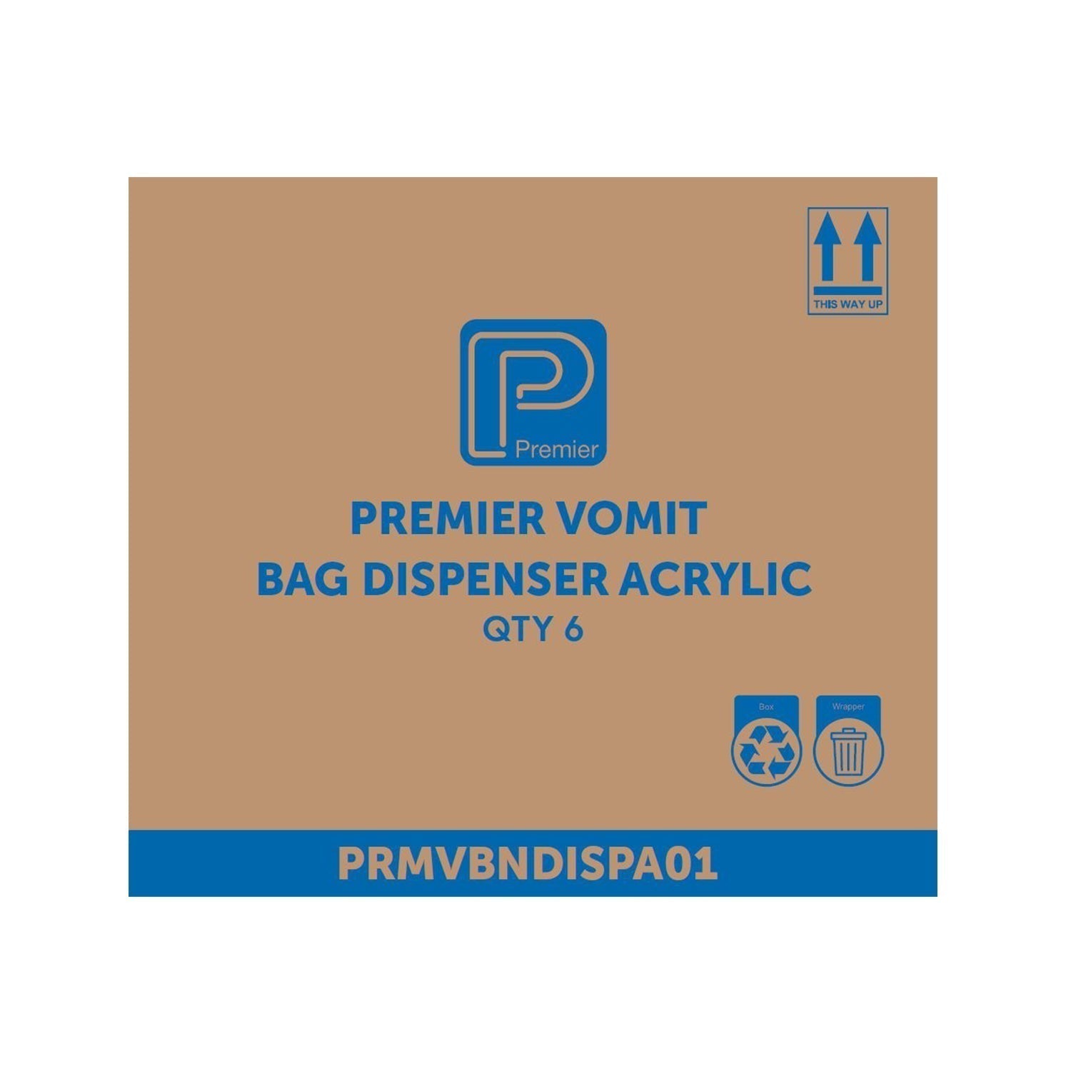 Premier Premier Vomit Bag Dispenser Acrylic - Each