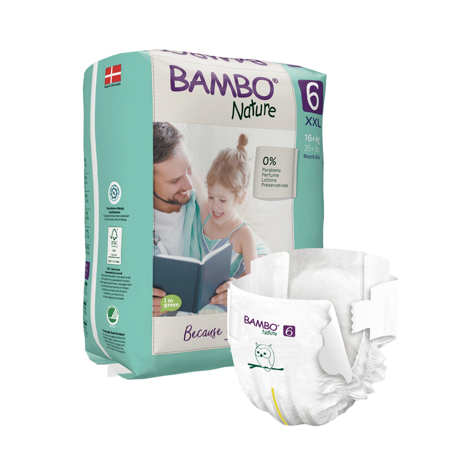 Bambo Nature Bambo Nature Nappies Size 6 XXL (16kg)