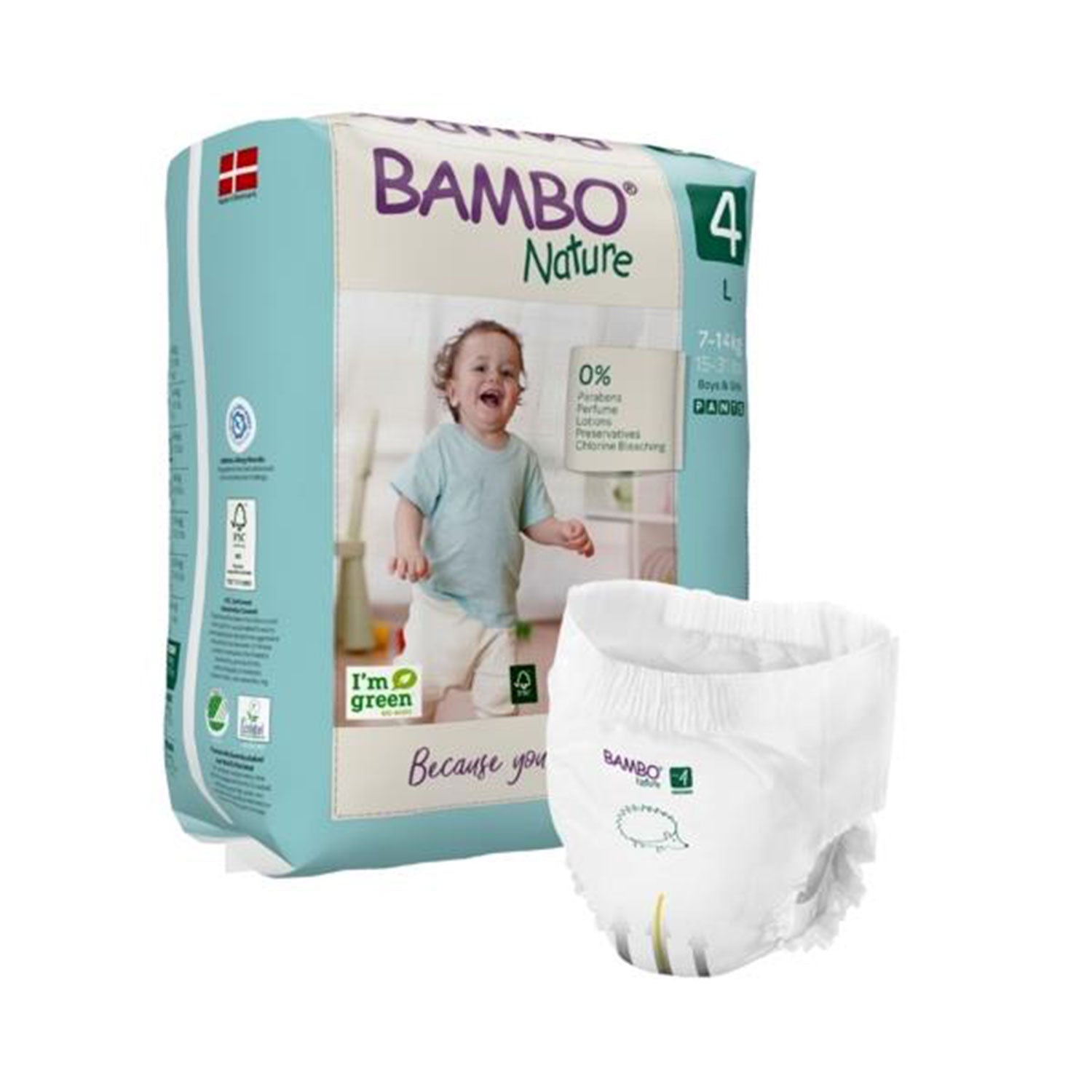 Bambo Nature Bambo Nature Pull Up Pants Size 4 Large (7-14kg)