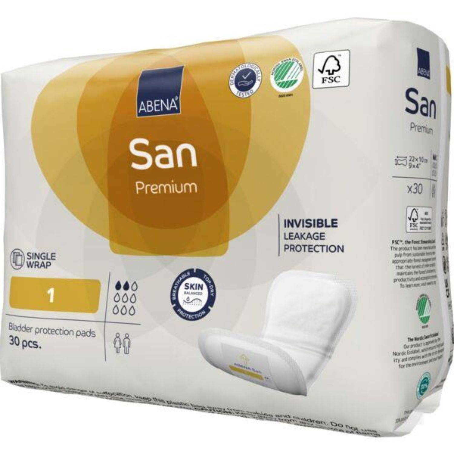 Abena Abena San 1 Premium Yellow