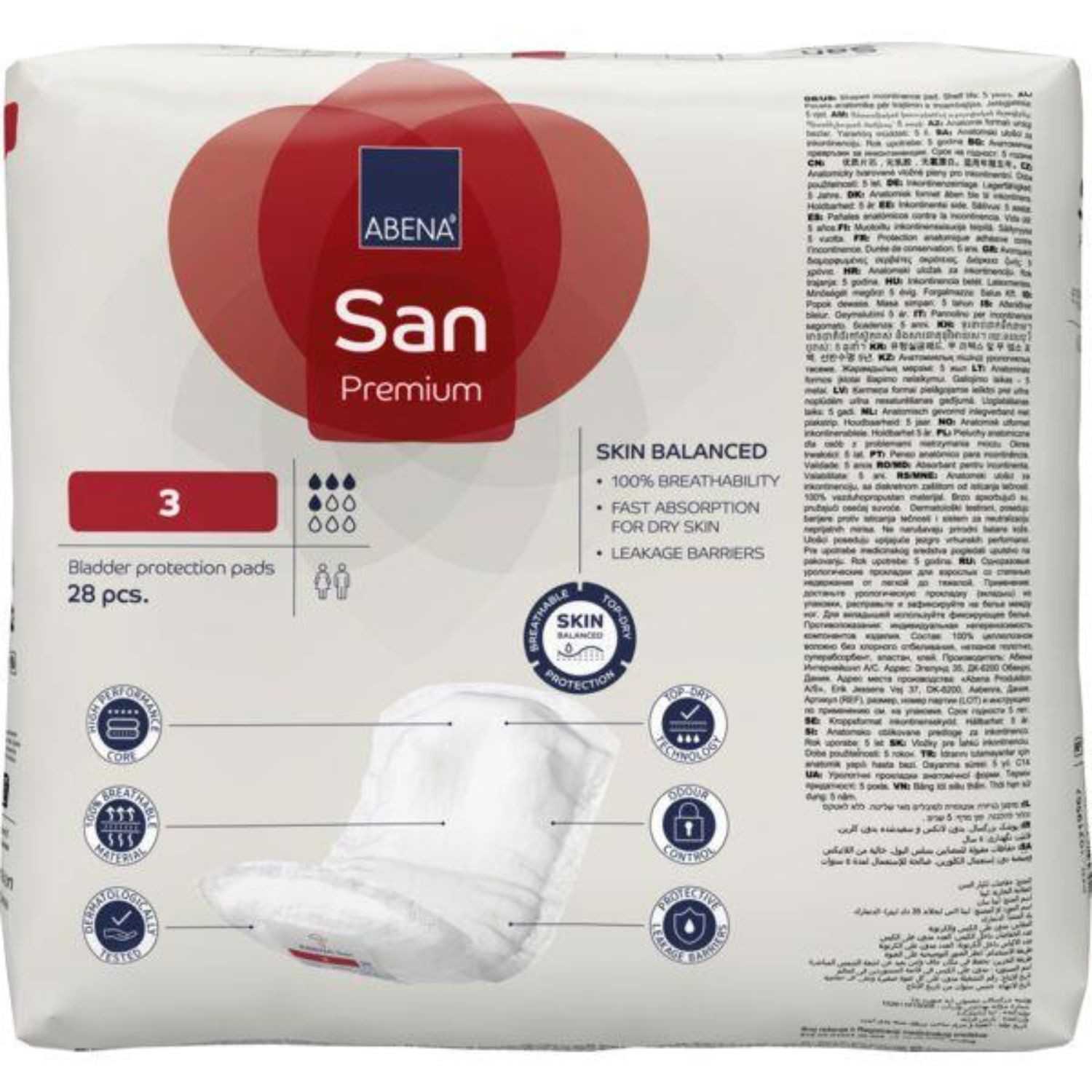 Abena Abena San 3 Premium Red