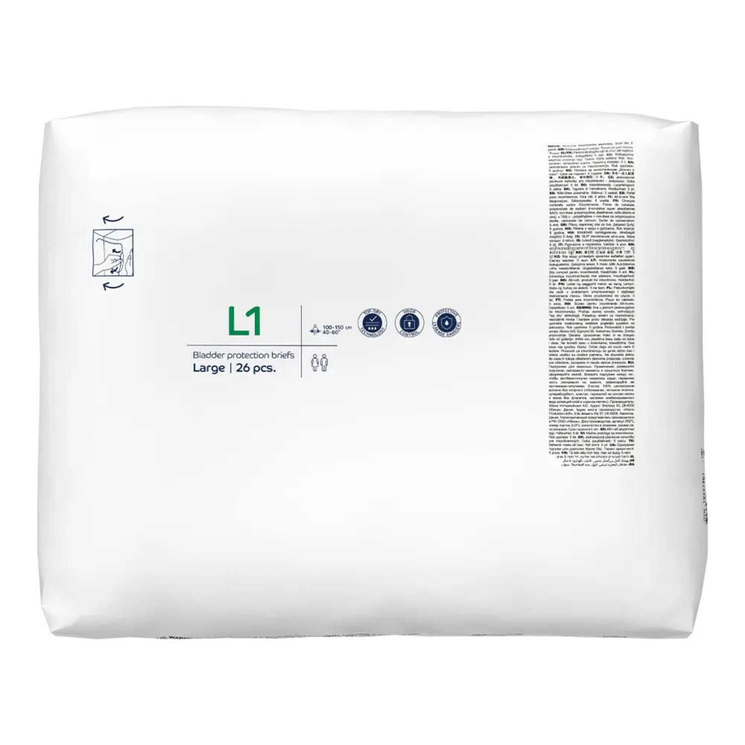 Abena Abena Slip Basic L1 Green 2300ml