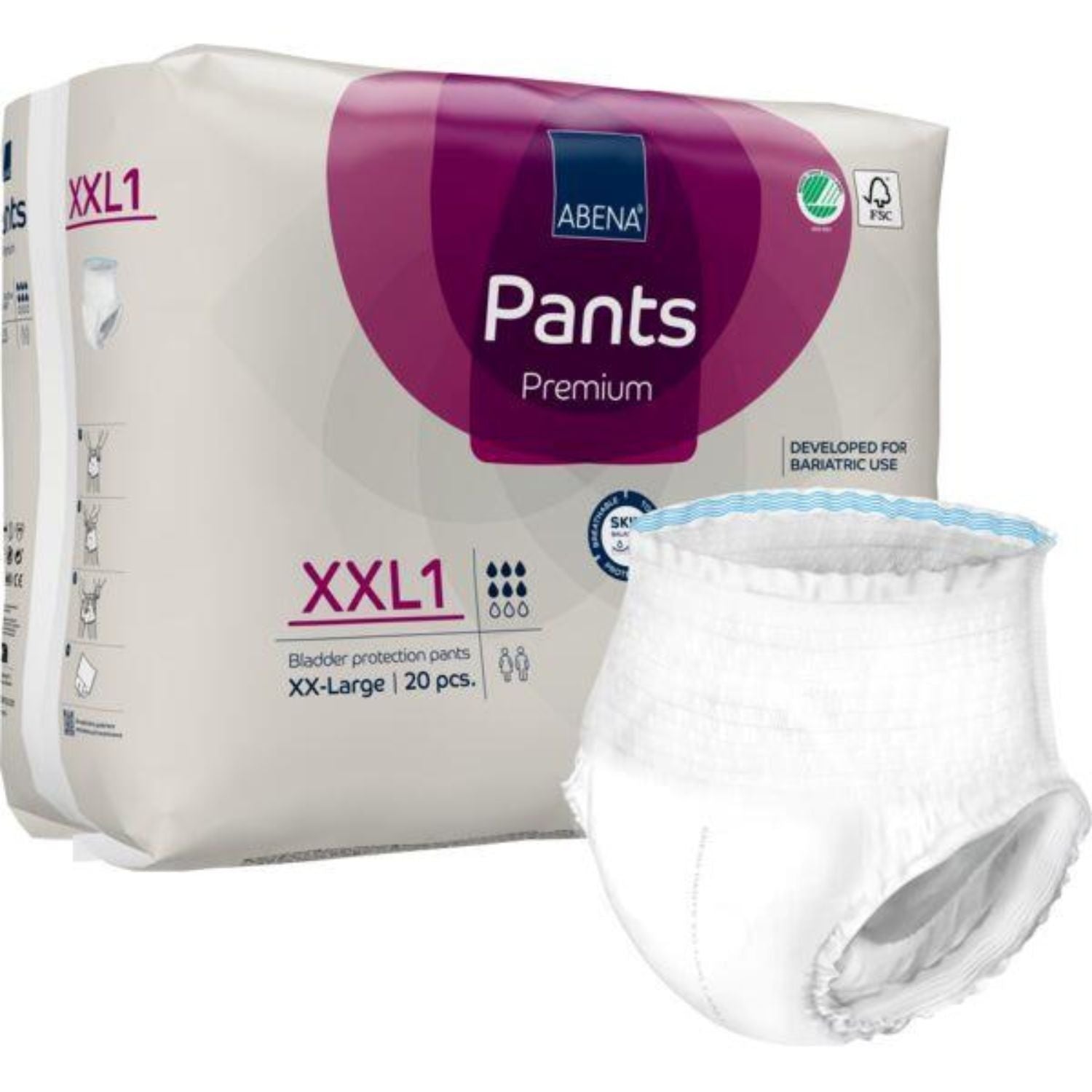 Abena Abena Pants Premium Purple 1600mL XXL1