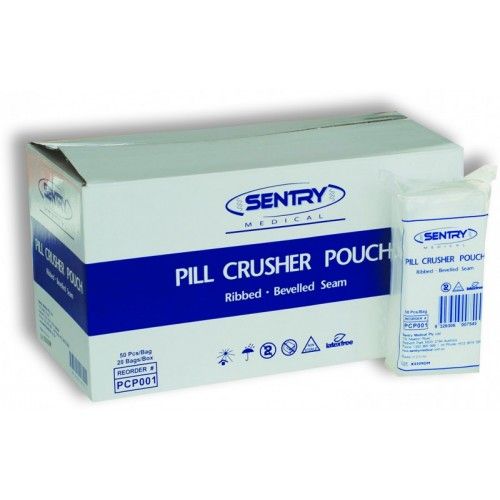 Sentry Medical Sentry Medical PILL CRUSHER POUCHES SENTRY MANUAL Box of 1000
