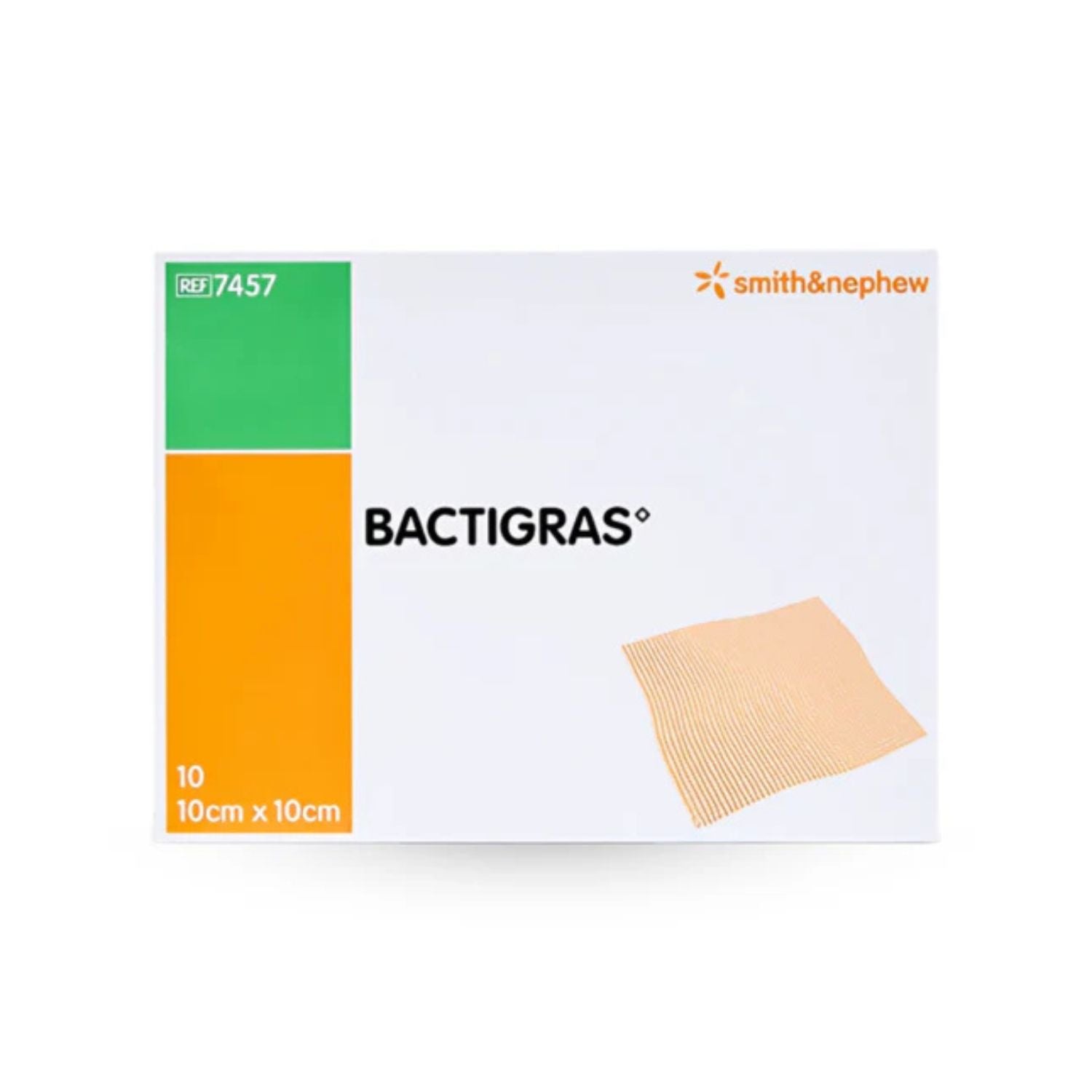 Smith & Nephew Smith+Nephew BACTIGRAS 10x10cm (50)