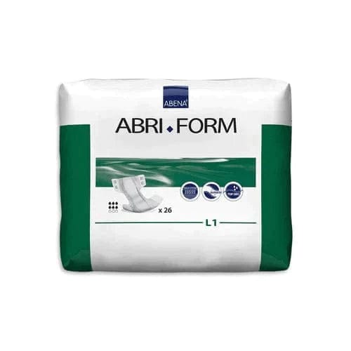 Abena Abena Abri-Form Comfort L1 Green 2300ml 100-150cm Packet of 26