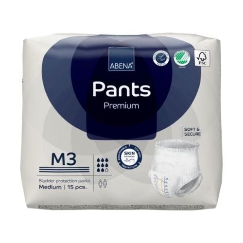 Abena Abena Pants M3 Blue 2400mL 80-110cm Packet of 15