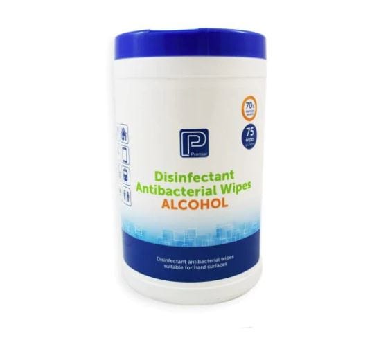 Premier Premier Alcohol Wipes Canister (75) Each