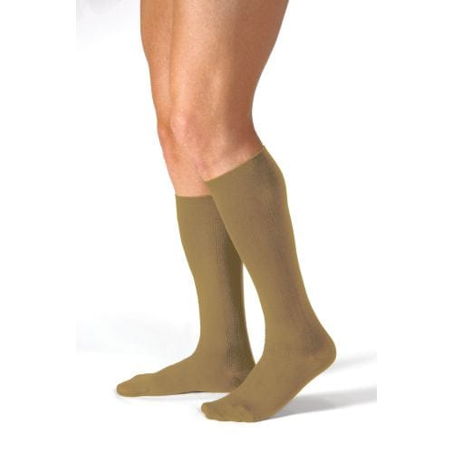 JOBST JOBST For Men Casual Knee High Khaki Large 15-20mmHg