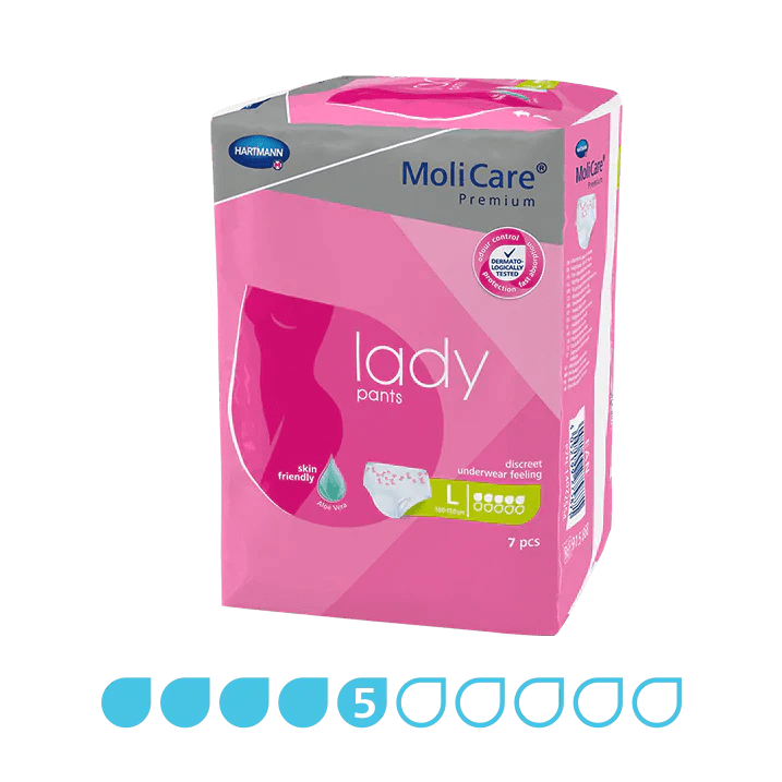 Molicare Molicare Premium Lady Pants 5 Drops Large Packet of 8