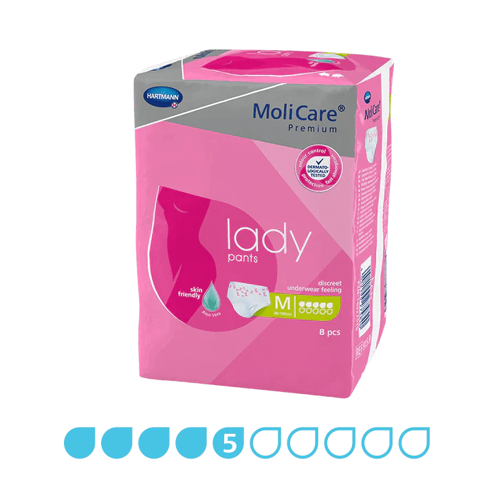 Molicare Molicare Premium Lady Pants 5 Drops Medium Packet of 8